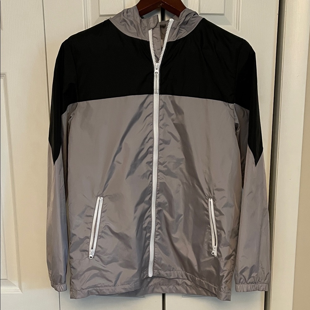 Cat & Jack Black and Gray Raincoat